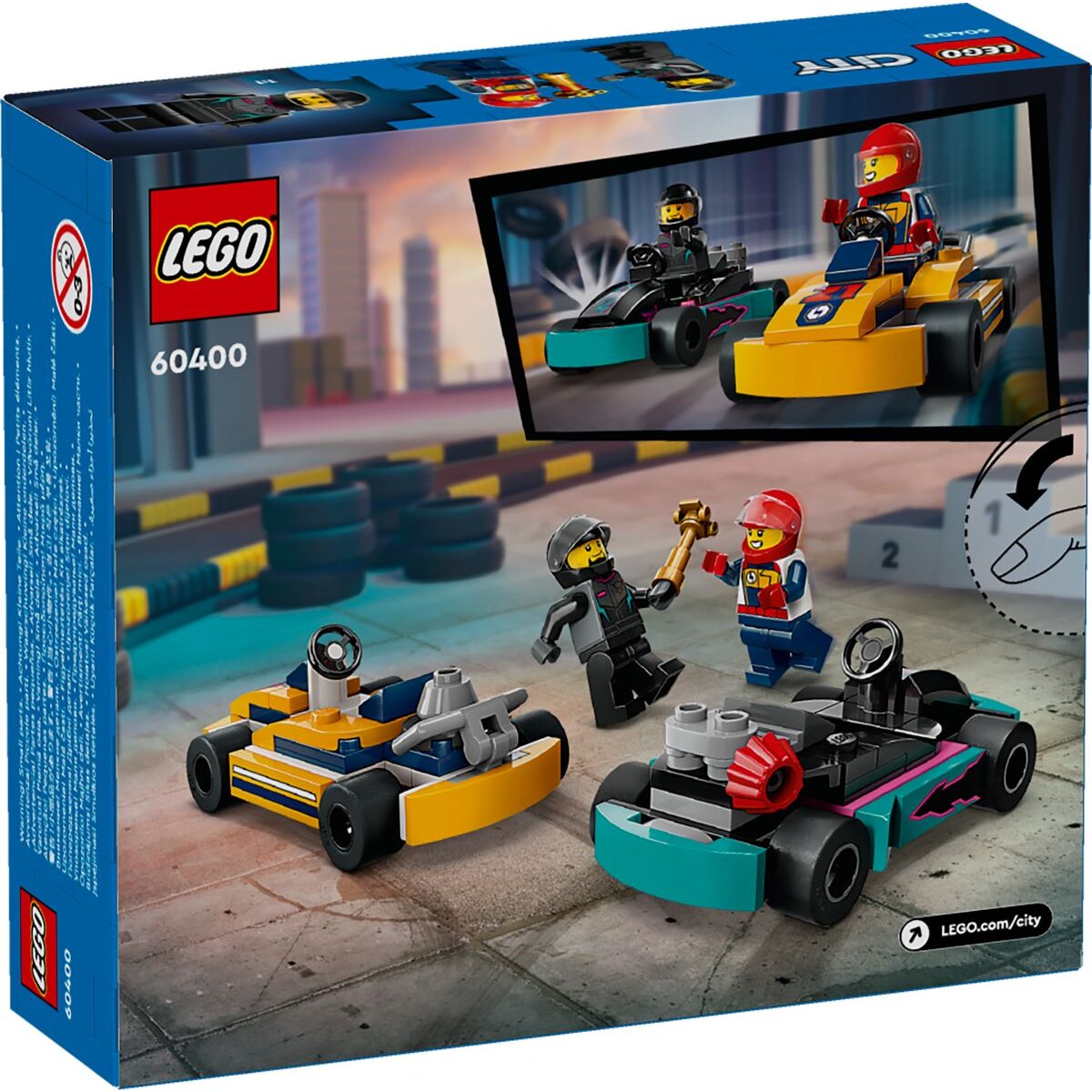 LEGO® City 60400 Go-Karts mit Rennfahrern