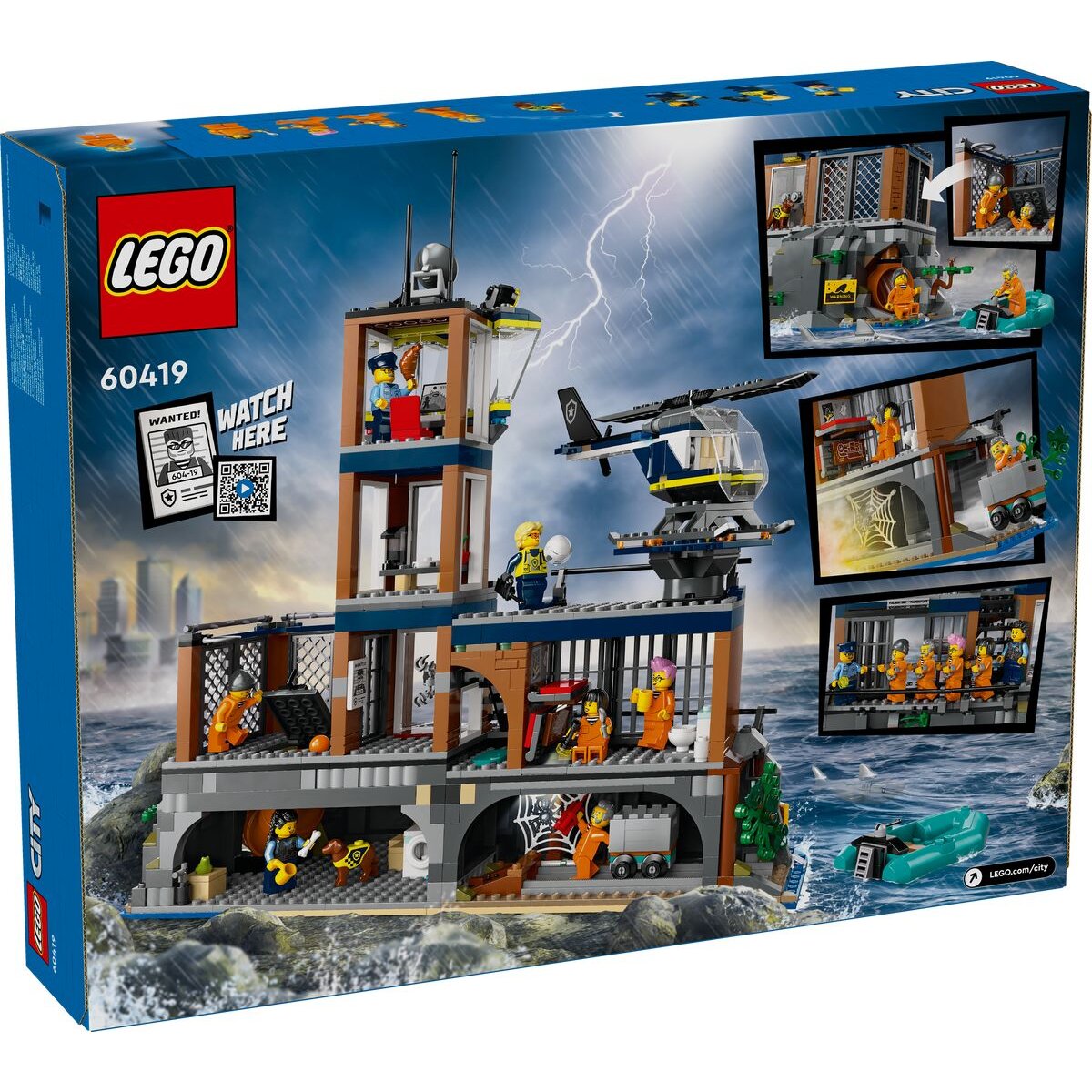 LEGO® City 60419 Polizeistation auf der Gefängnisinsel