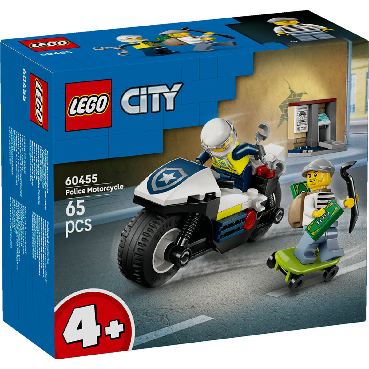 LEGO® City 60455 Verfolgungsjagd mit dem Polizeimotorrad