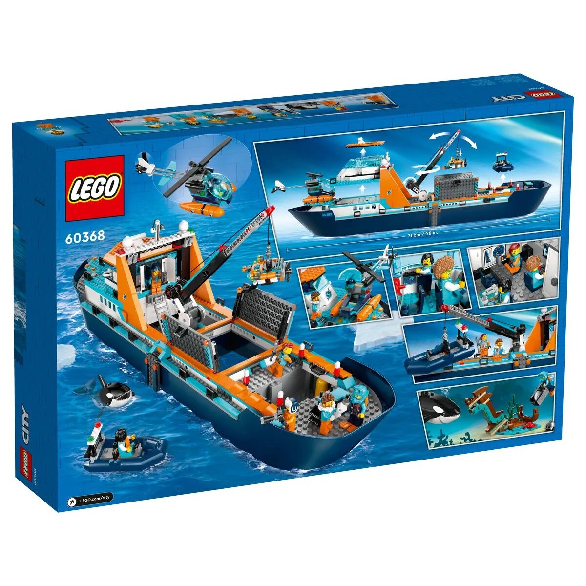LEGO® City Exploration 60368 Arktis-Forschungsschiff