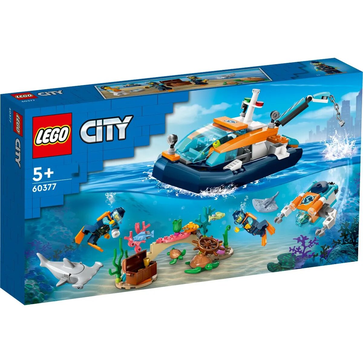 LEGO® City Exploration 60377 Meeresforscher-Boot