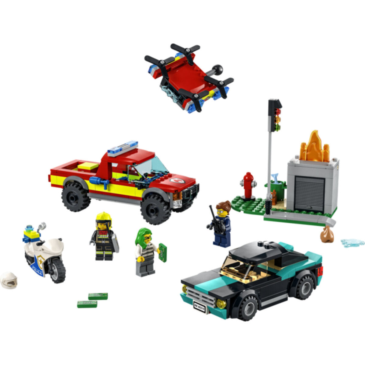 LEGO® City Fire 60319 Löscheinsatz und Verfolgungsjagd