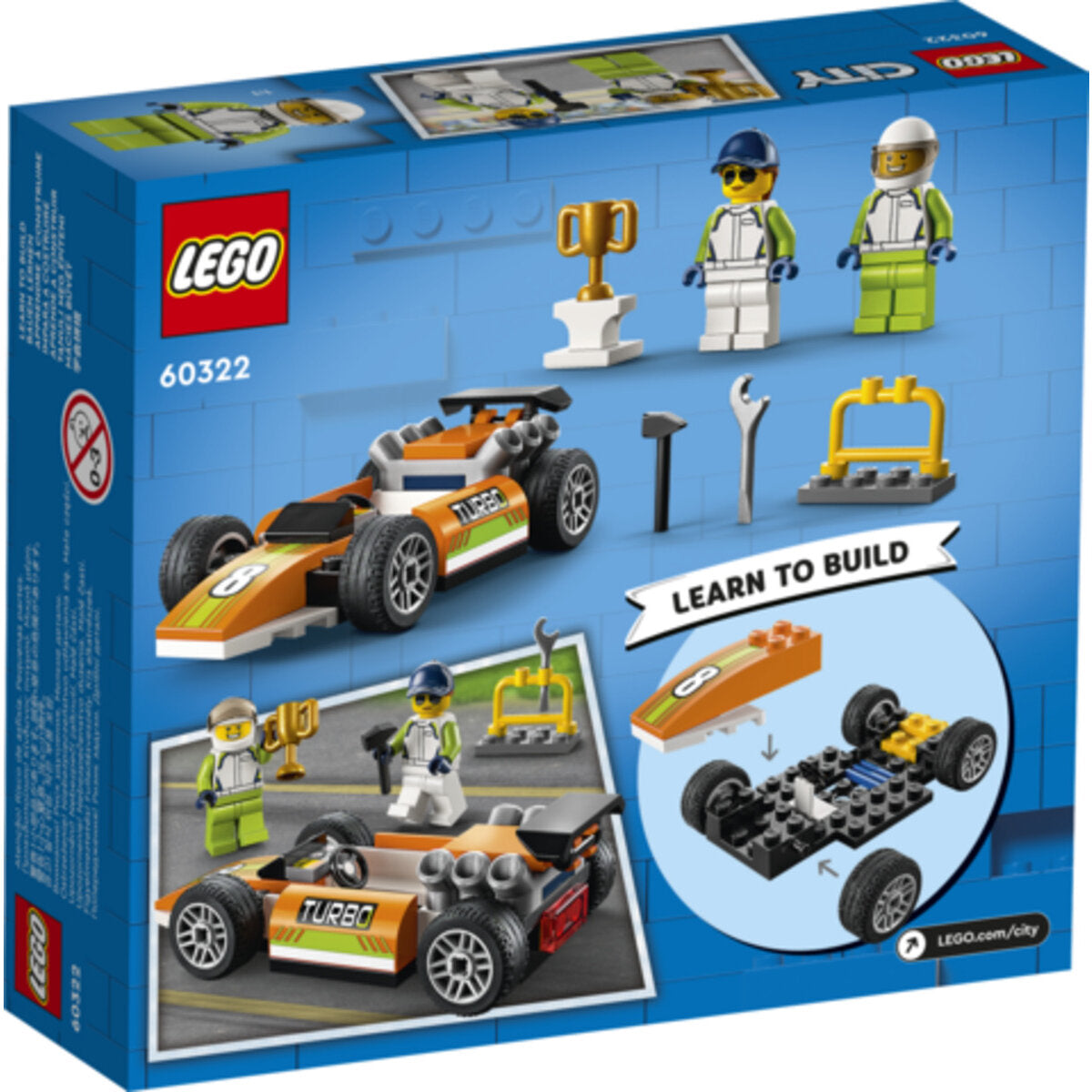 LEGO® City Great Vehicles 60322 Rennauto