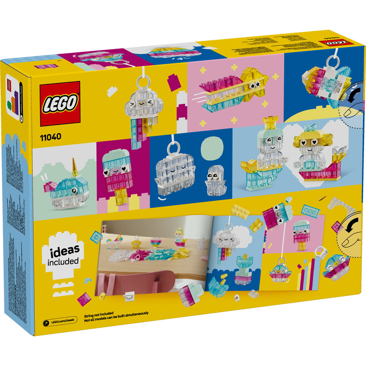 LEGO® Classic 11040 Zauberbox mit durchsichtigen Steinen