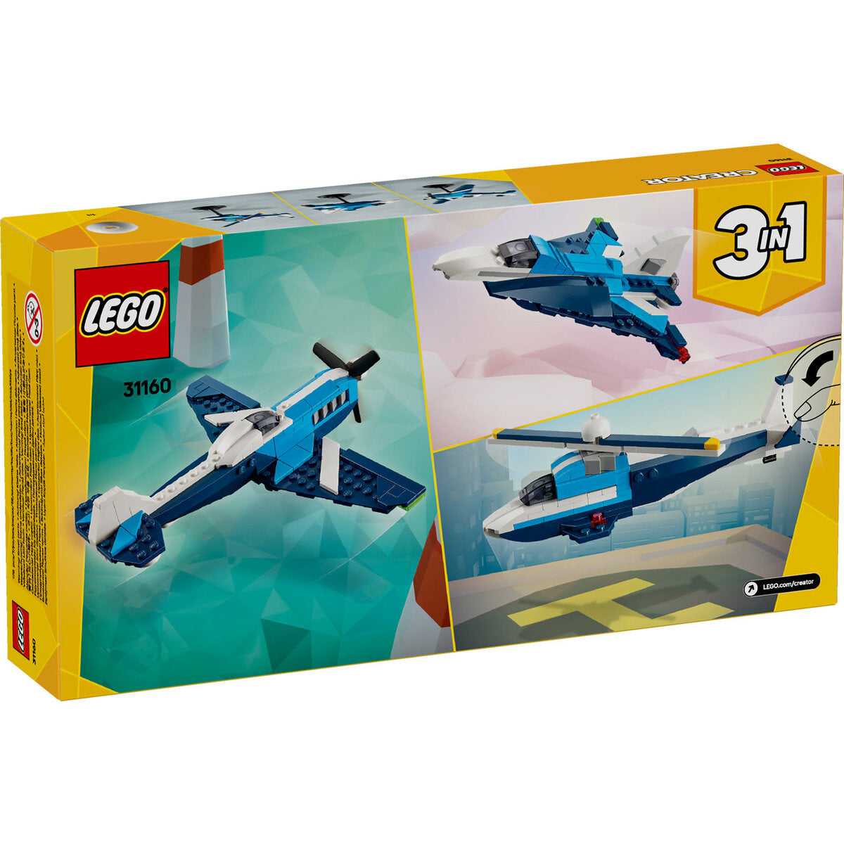 LEGO® Creator 31160 Flieger: Rennflugzeug