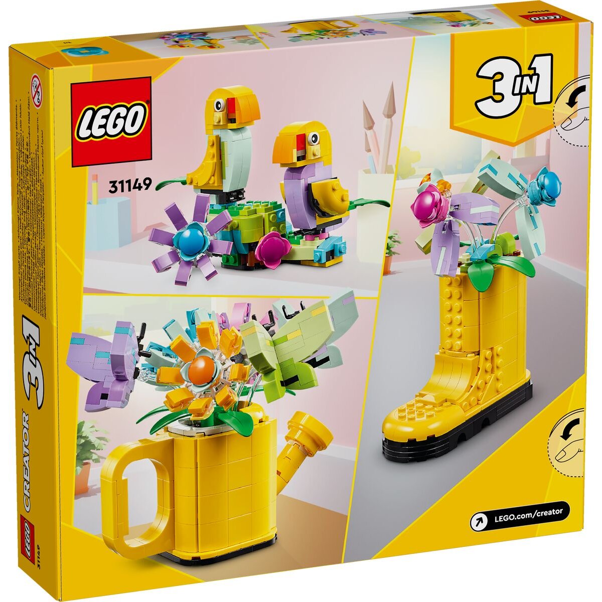 LEGO® Creator 3in1 31149 Gießkanne mit Blumen