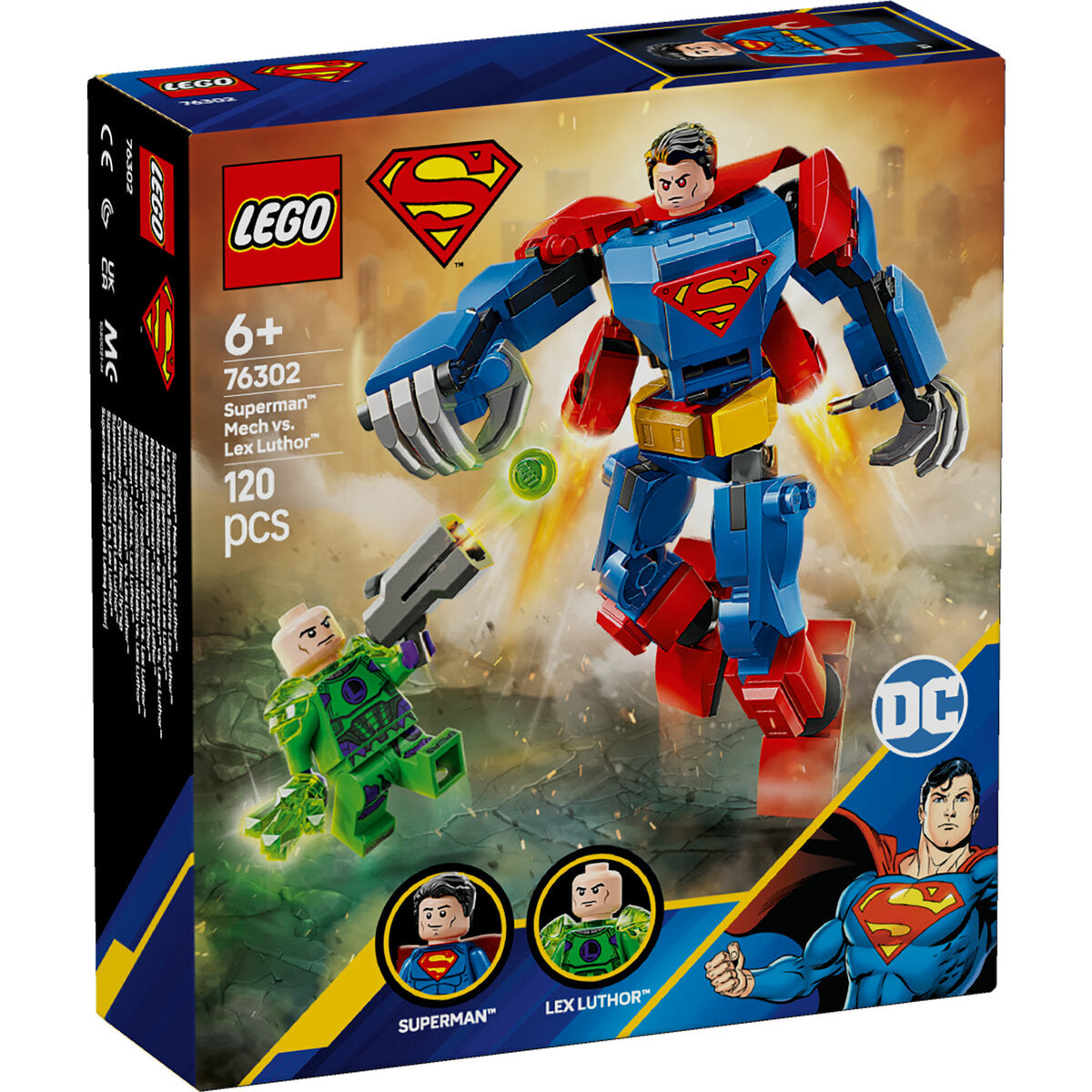 LEGO® DC Super Heroes 76302 Superman™ Mech vs. Lex Luthor™