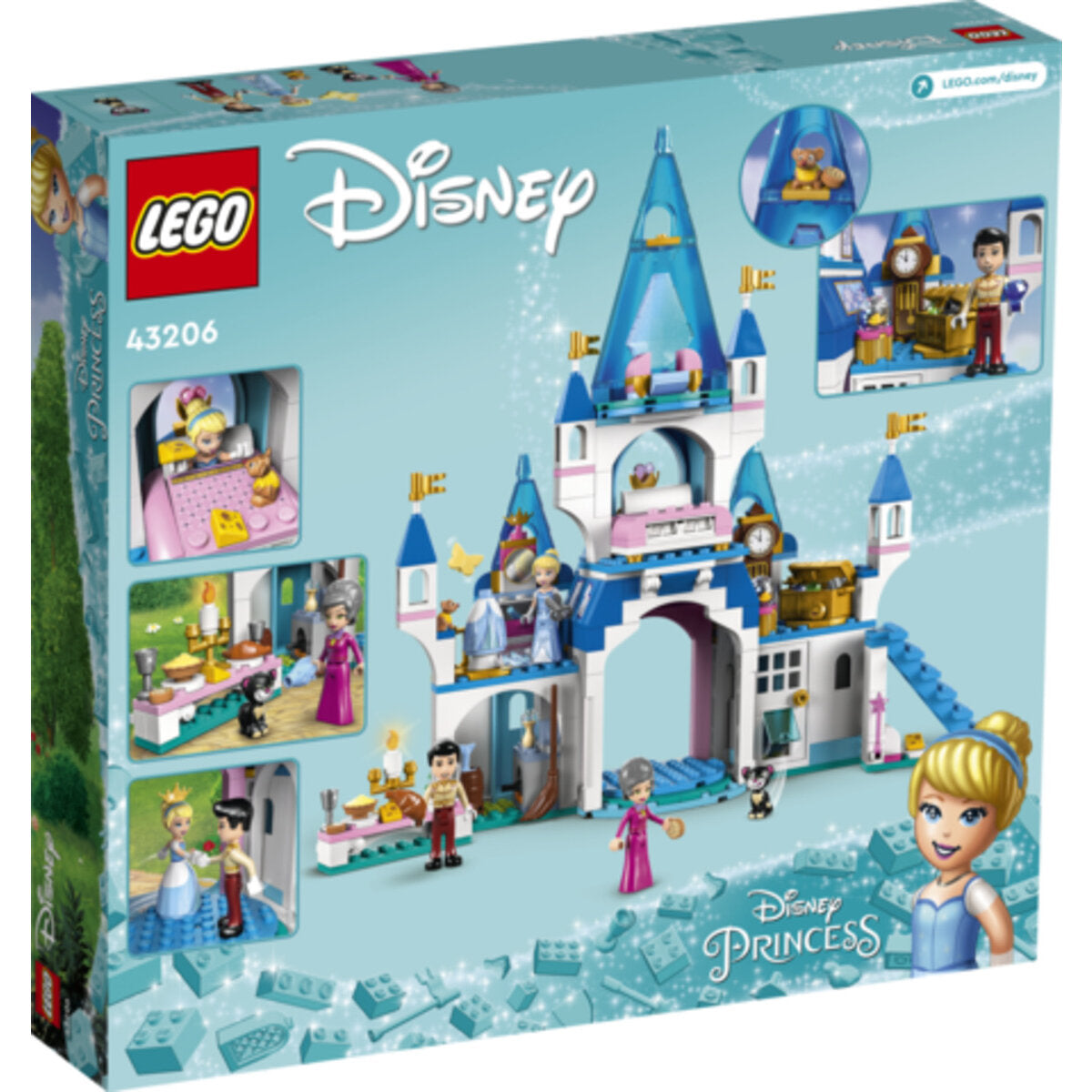 LEGO® Disney Princess™ 43206 Cinderellas Schloss