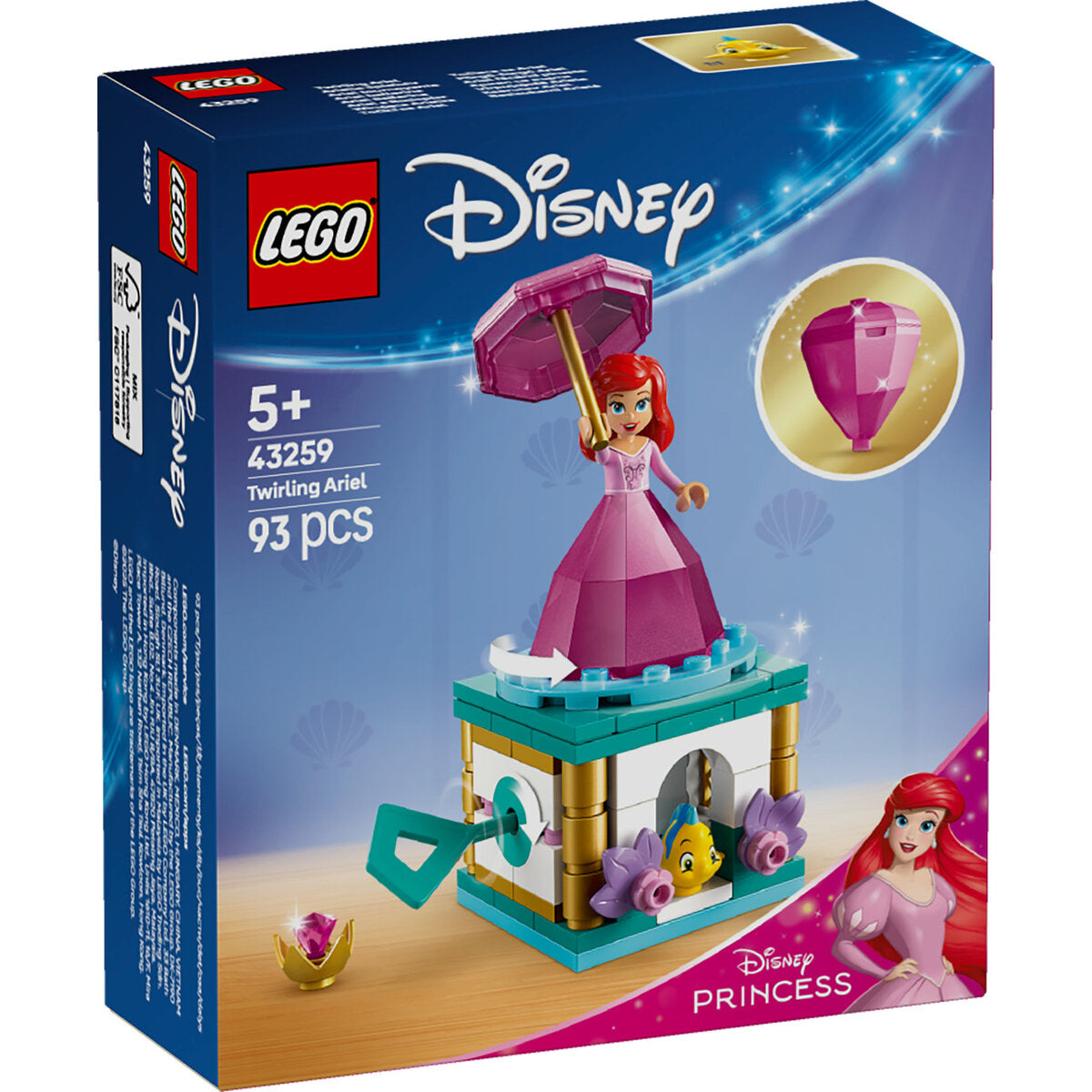 LEGO® Disney Princess™ 43259 Arielle Spieluhr