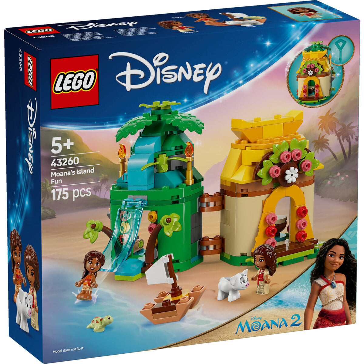 LEGO® Disney Princess™ 43260 Vaianas Inselspaß