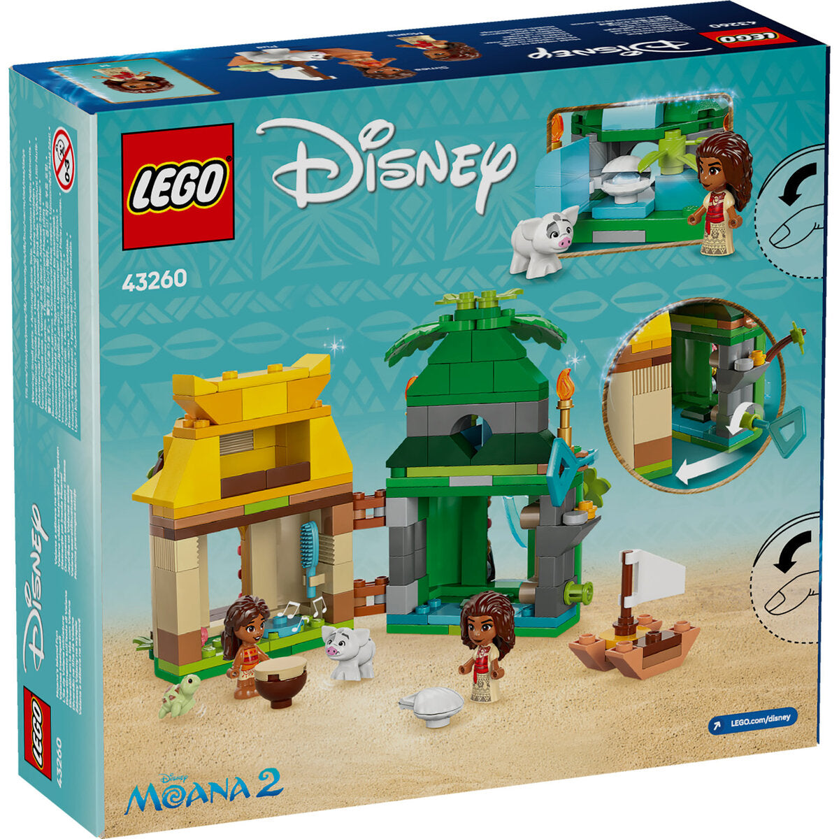 LEGO® Disney Princess™ 43260 Vaianas Inselspaß