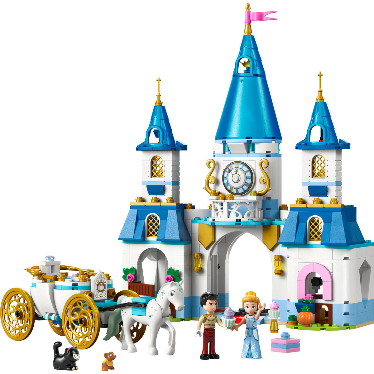LEGO® Disney Princess™ 43275 Cinderellas Schloss und Pferdekutsche