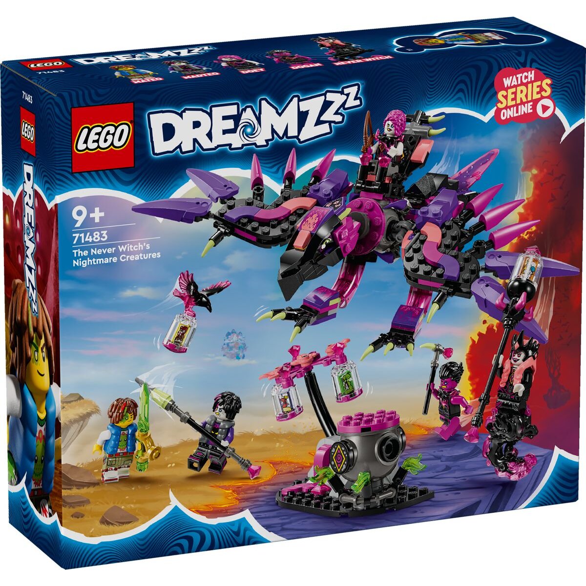 LEGO® DREAMZzz™ 71483 Die Albtraumkreaturen der Nimmerhexe