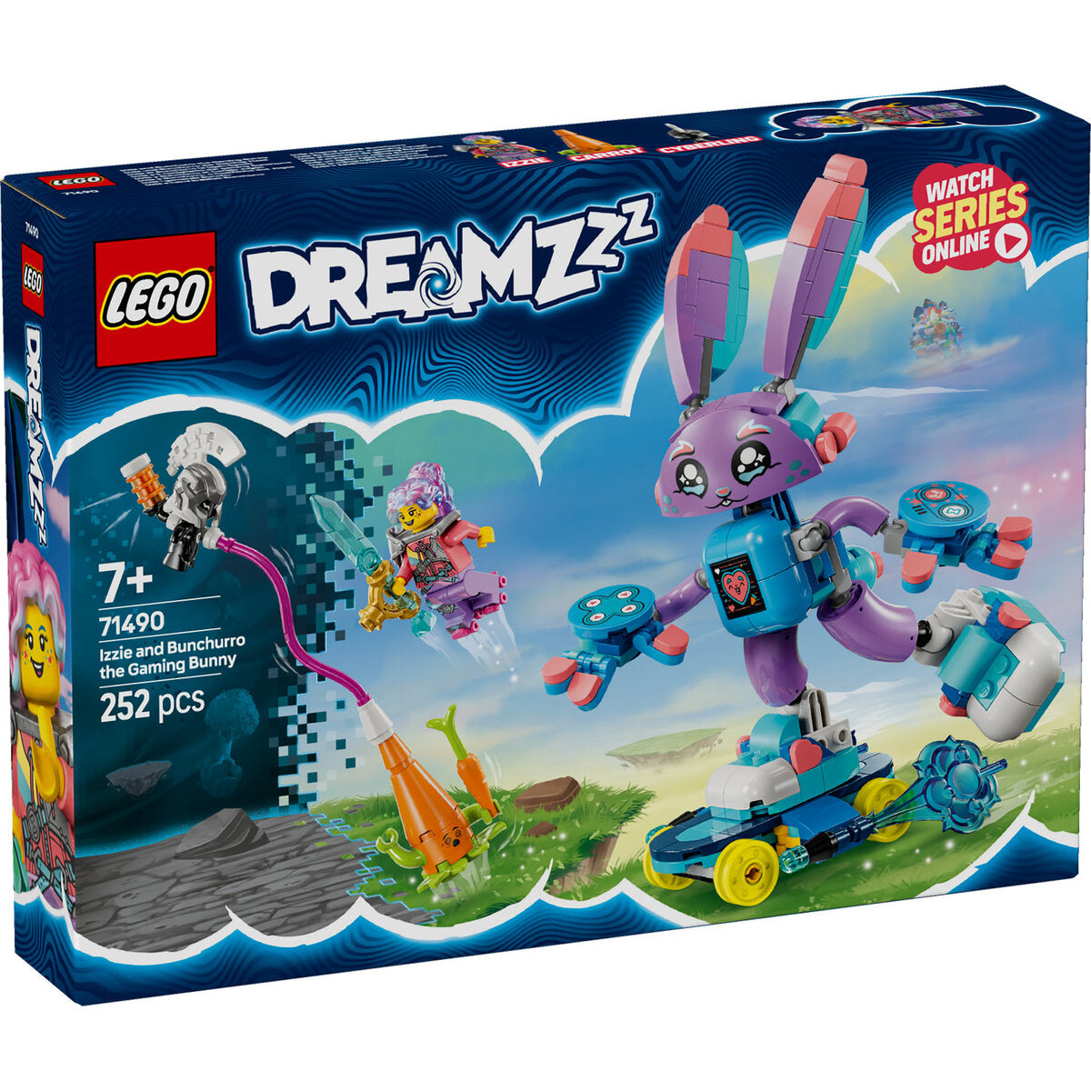 LEGO® DREAMZzz™ 71490 Izzie und Bunchurro der Gaming-Hase