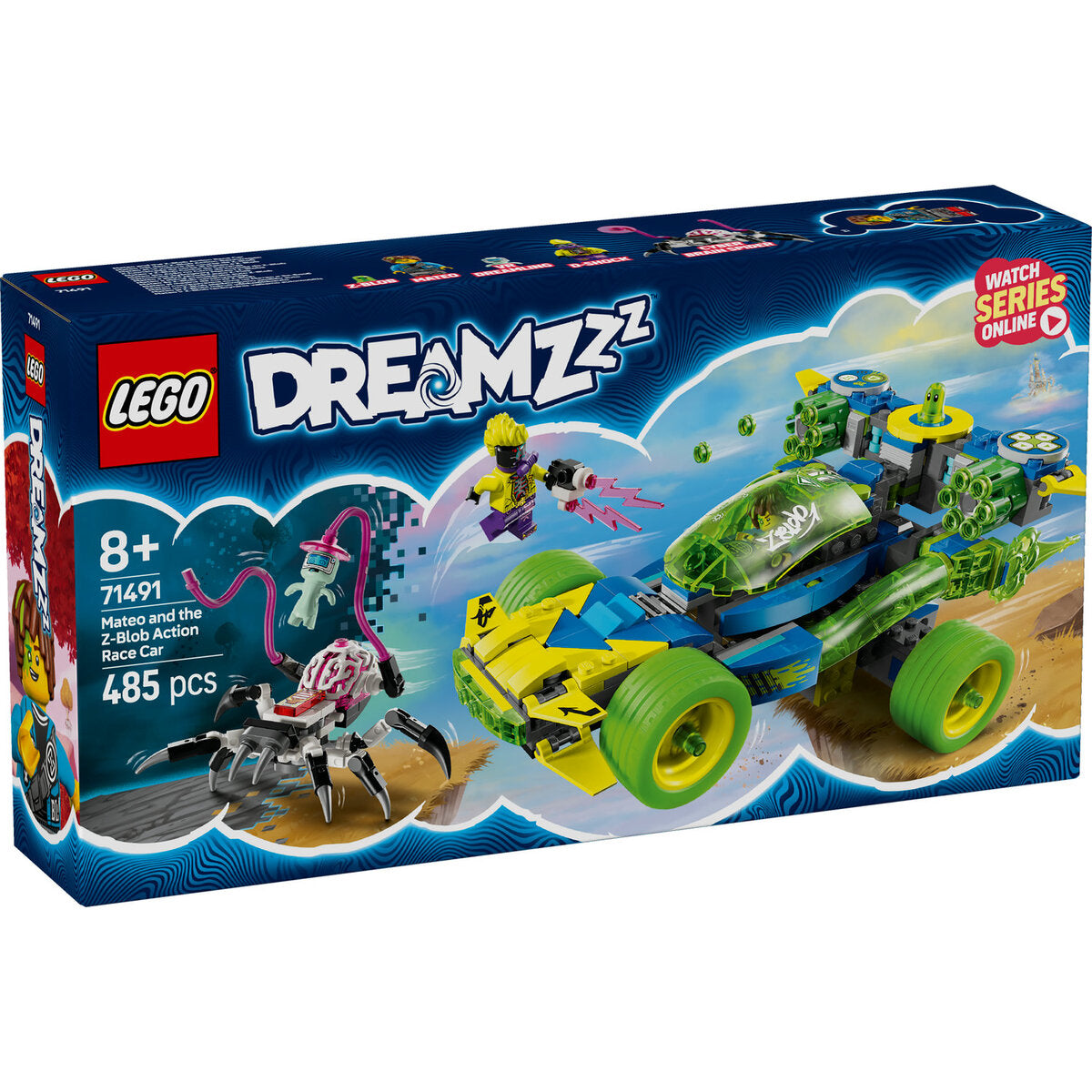LEGO® DREAMZzz™ 71491 Mateo mit dem Z-Blob Action-Rennwagen