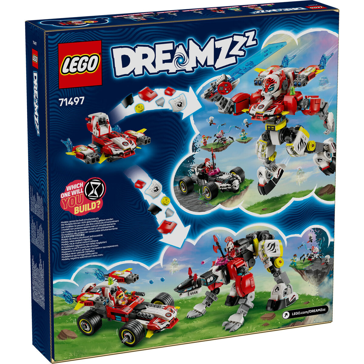 LEGO® DREAMZzz™ 71497 Coopers Tiger-Mech und Zero's Hot Rod Auto