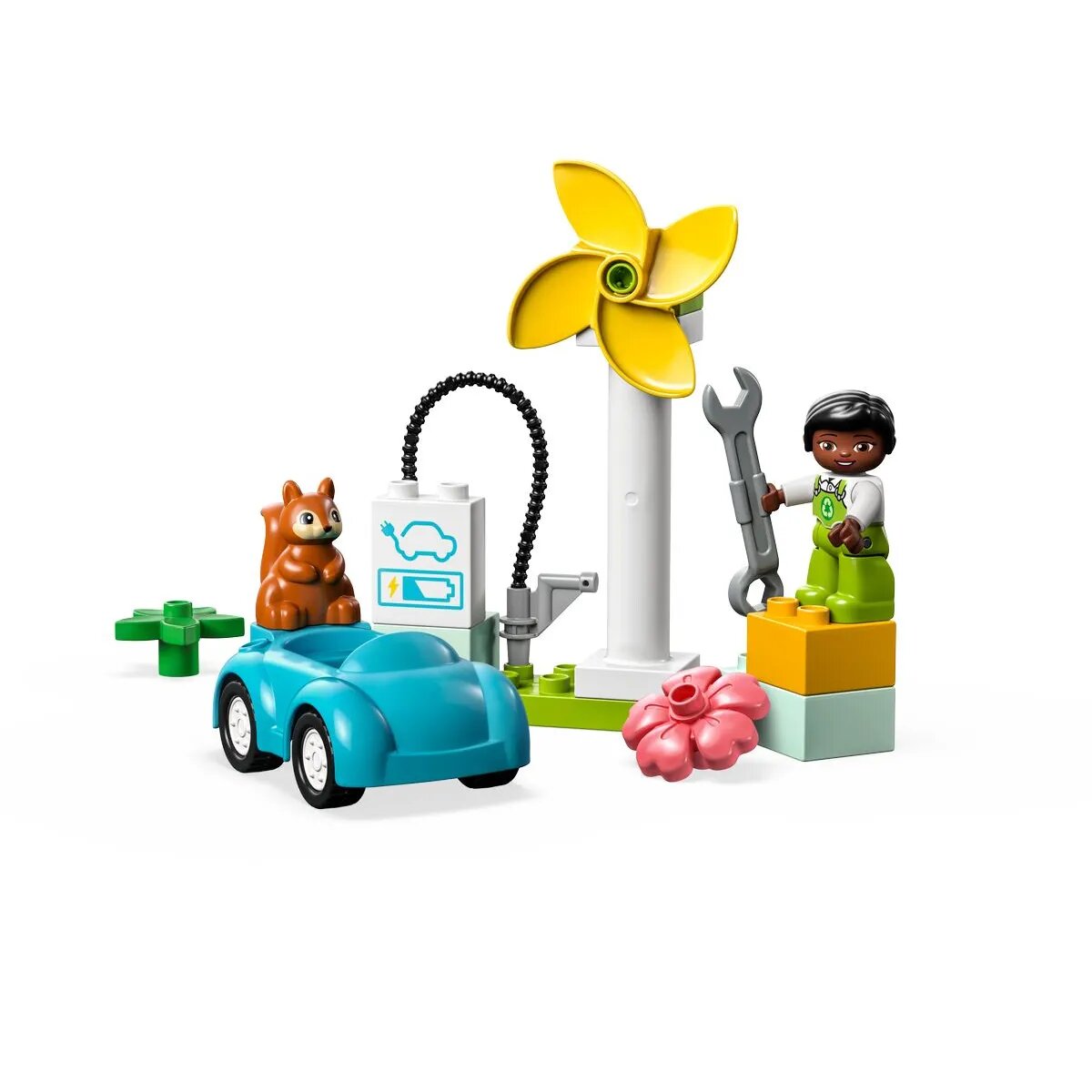 LEGO® DUPLO® Town 10985 Windrad und Elektroauto