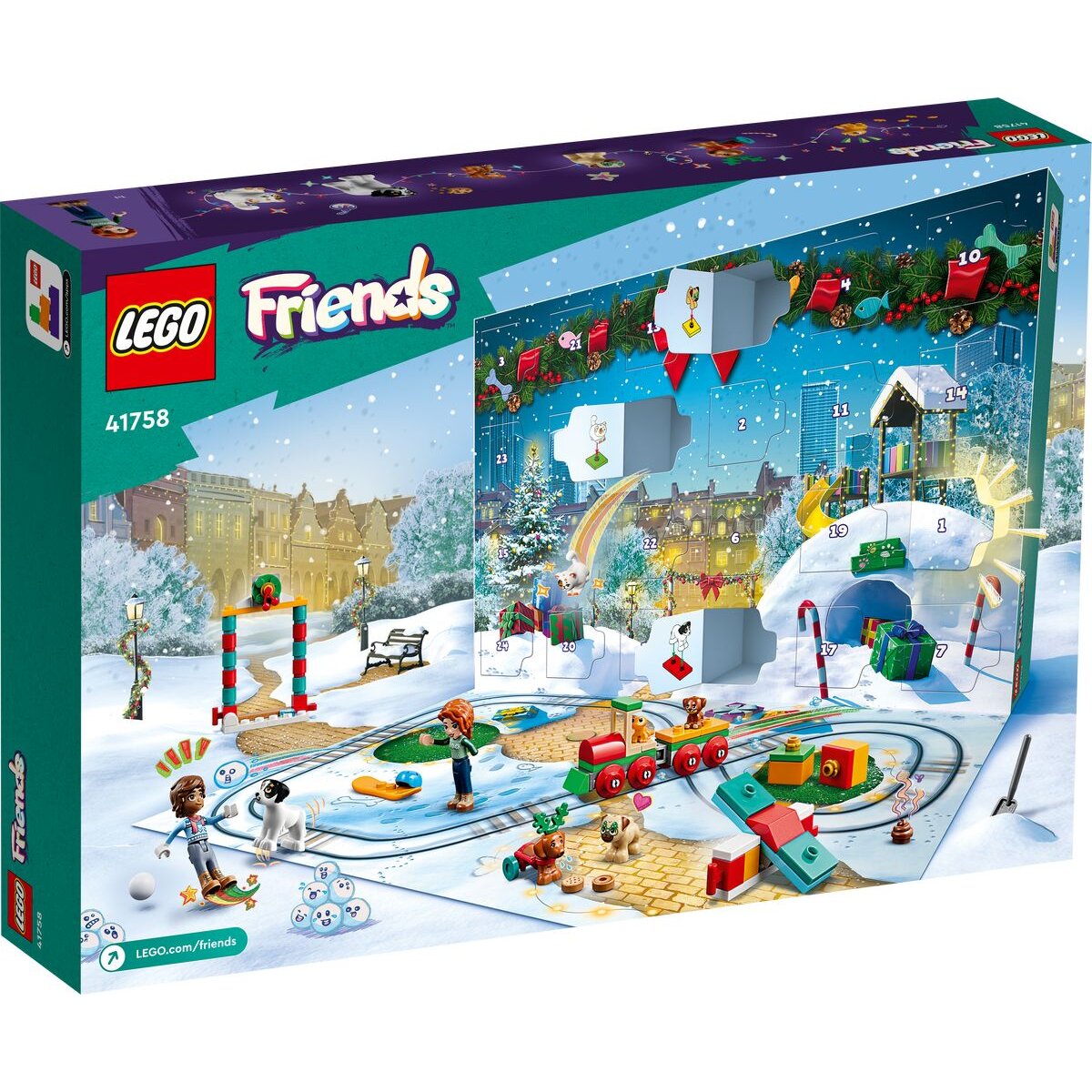 LEGO® Friends 41758 Adventskalender 2023 mit Tieren, Puppen und Spielzeug