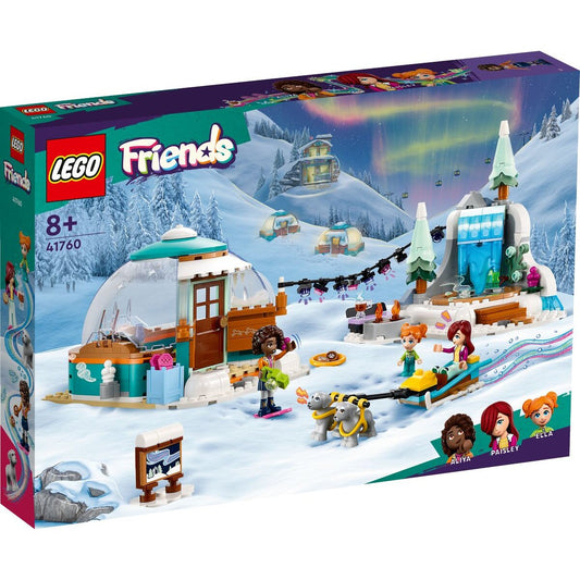 LEGO® Friends 41760 Ferien im Iglu, Camping-Spielset mit Spielzeug-Hunden