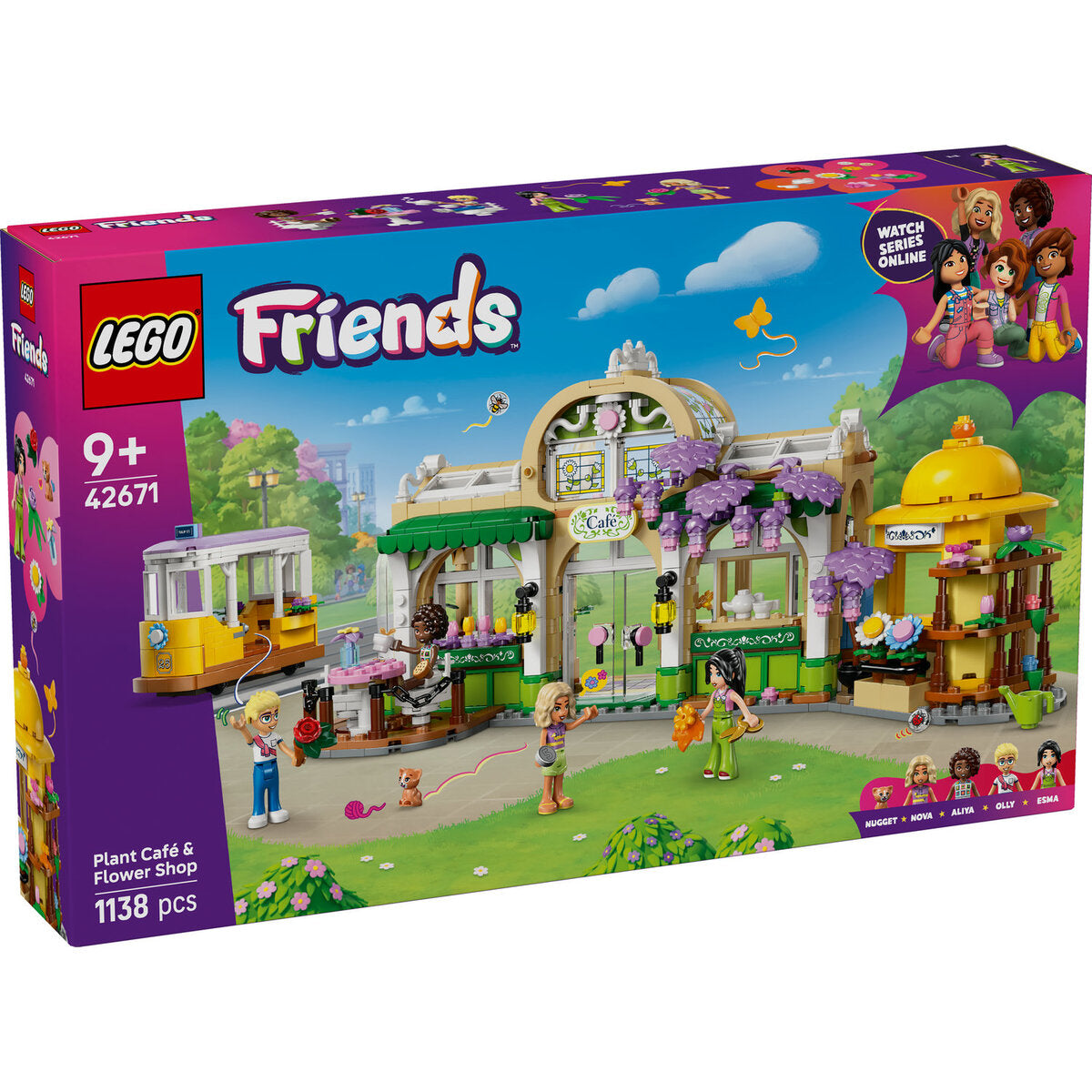 LEGO® Friends 42671 Pflanzencafé und Blumenkiosk