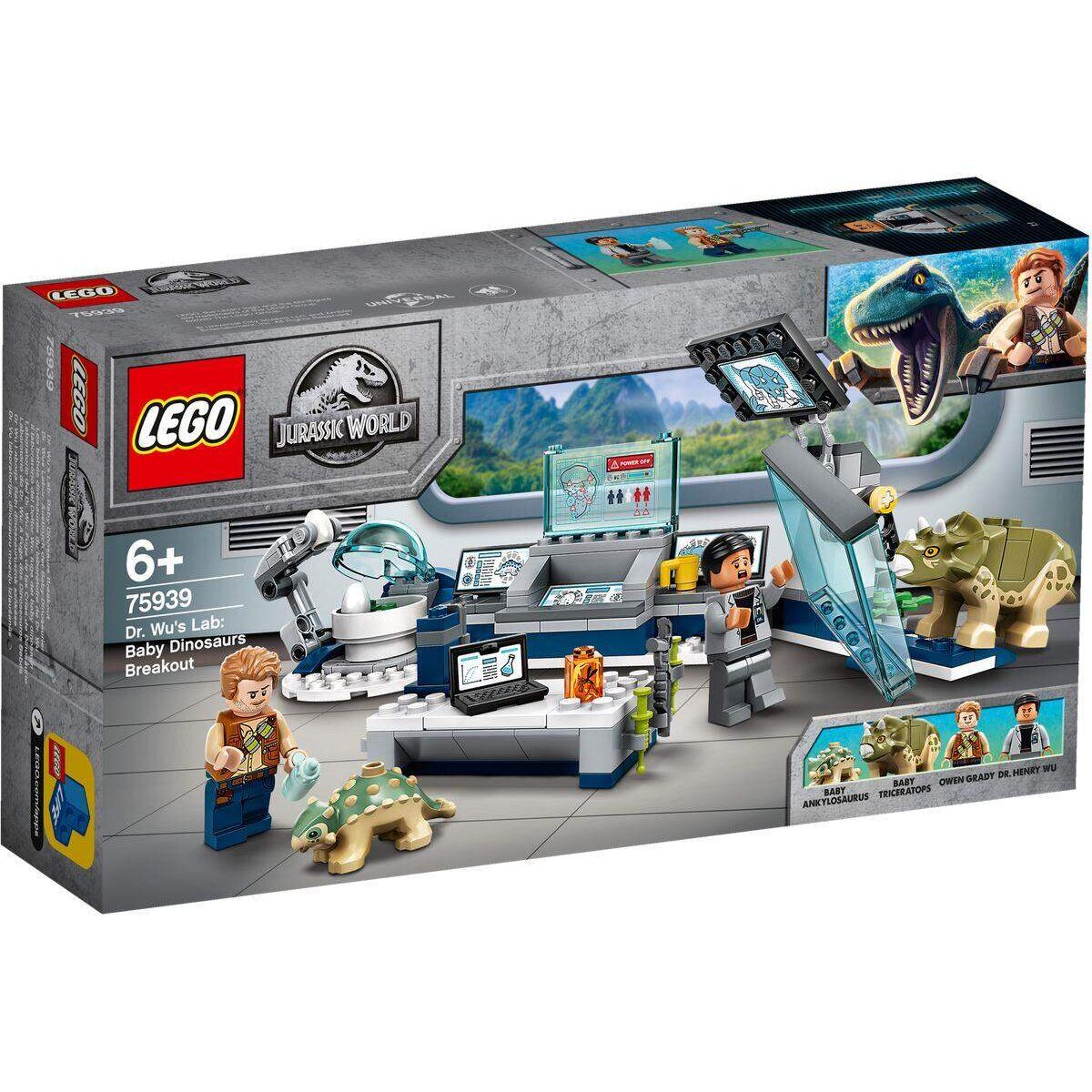 LEGO® Jurassic World™ 75939 - Dr. Wu's Lab: Ausbruch der Baby-Dinosaurier