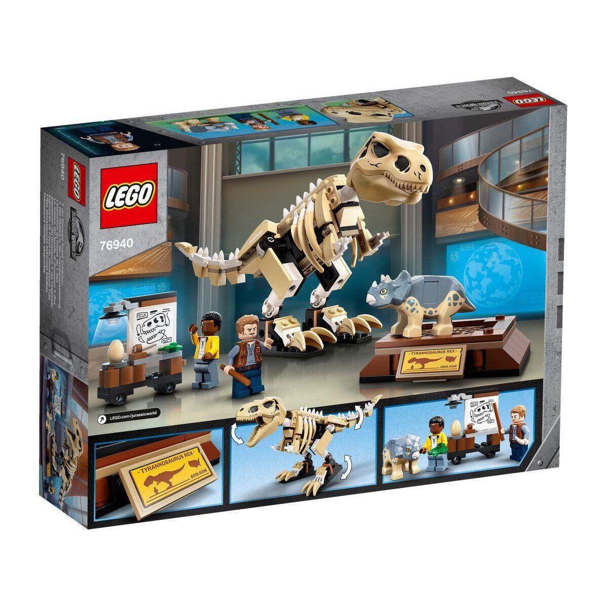 LEGO® Jurassic World™ 76940 T. Rex-Skelett in der Fossilienausstellung