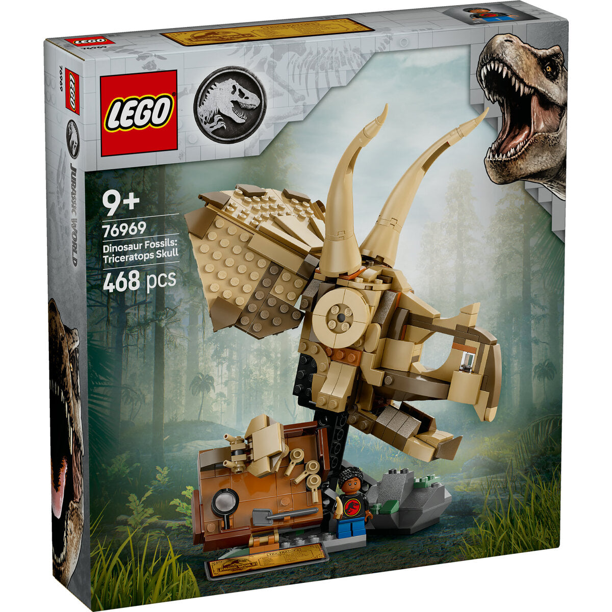 LEGO® Jurassic World™ 76969 Dinosaurier-Fossilien: Triceratops-Schädel