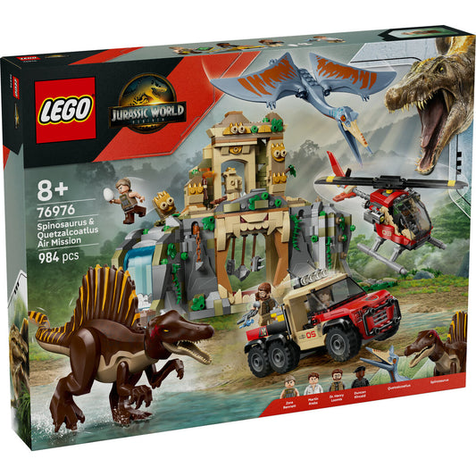 LEGO® Jurassic World™ 76976 Spinosaurier & Quetzalcoatlus: Hubschrauber-Einsatz