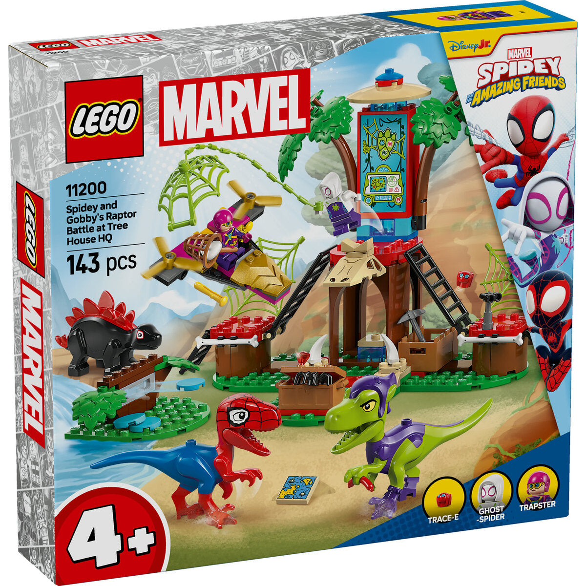 LEGO® Marvel 11200 Showdown am Baumhaus: Spidey-Rex vs. Gobby-Raptor