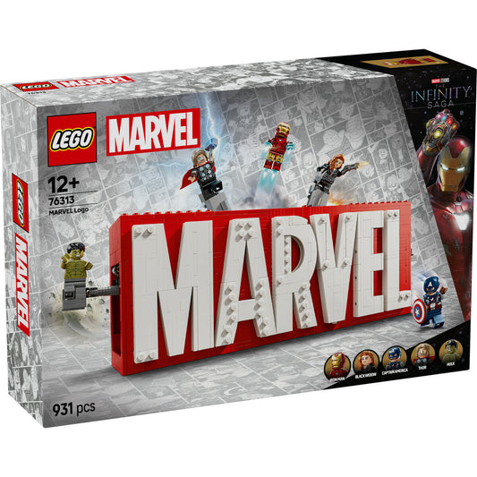 LEGO® Marvel Super Heroes 76313 MARVEL Logo & Minifiguren