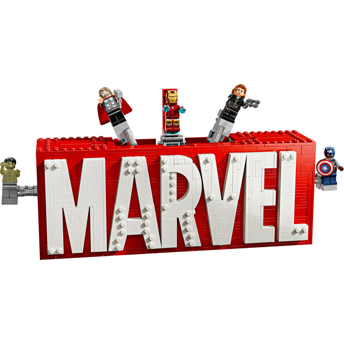 LEGO® Marvel Super Heroes 76313 MARVEL Logo & Minifiguren