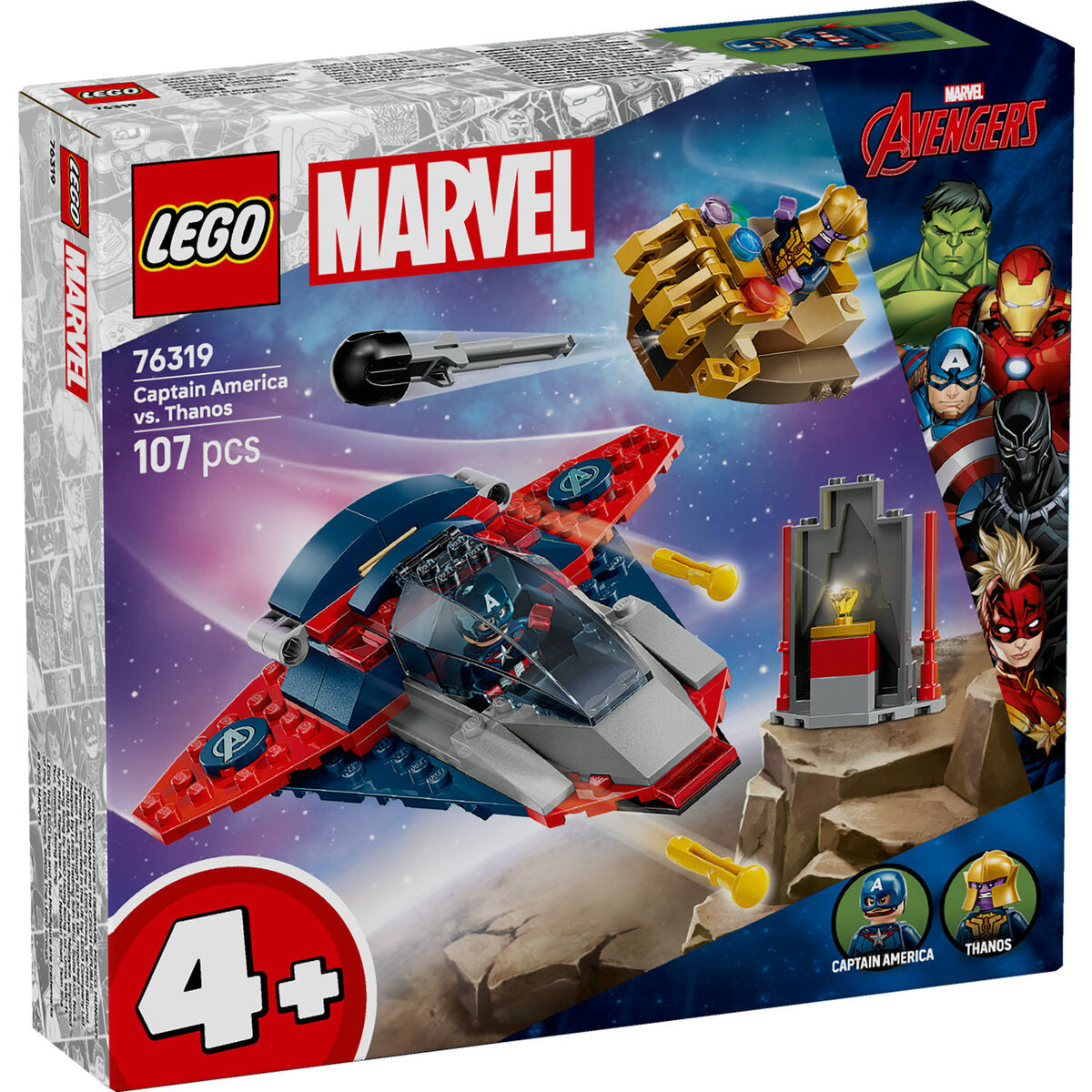 LEGO® Marvel Super Heroes 76319 Captain America vs. Thanos