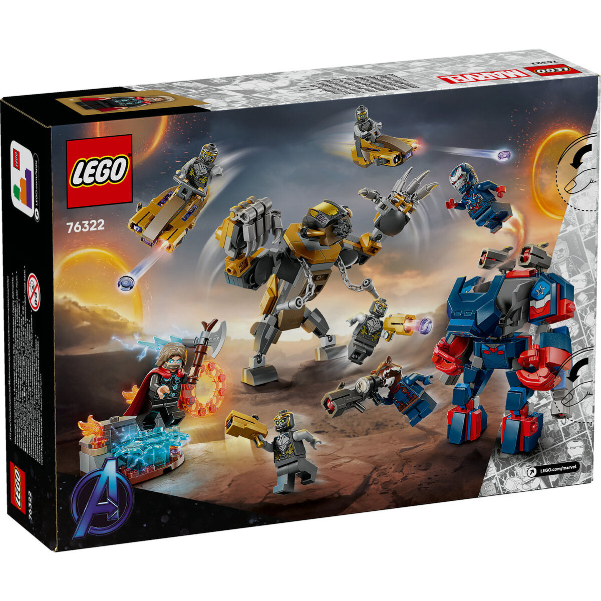 LEGO® Marvel Super Heroes 76322 Avengers: Endgame Thor vs. Chitauri