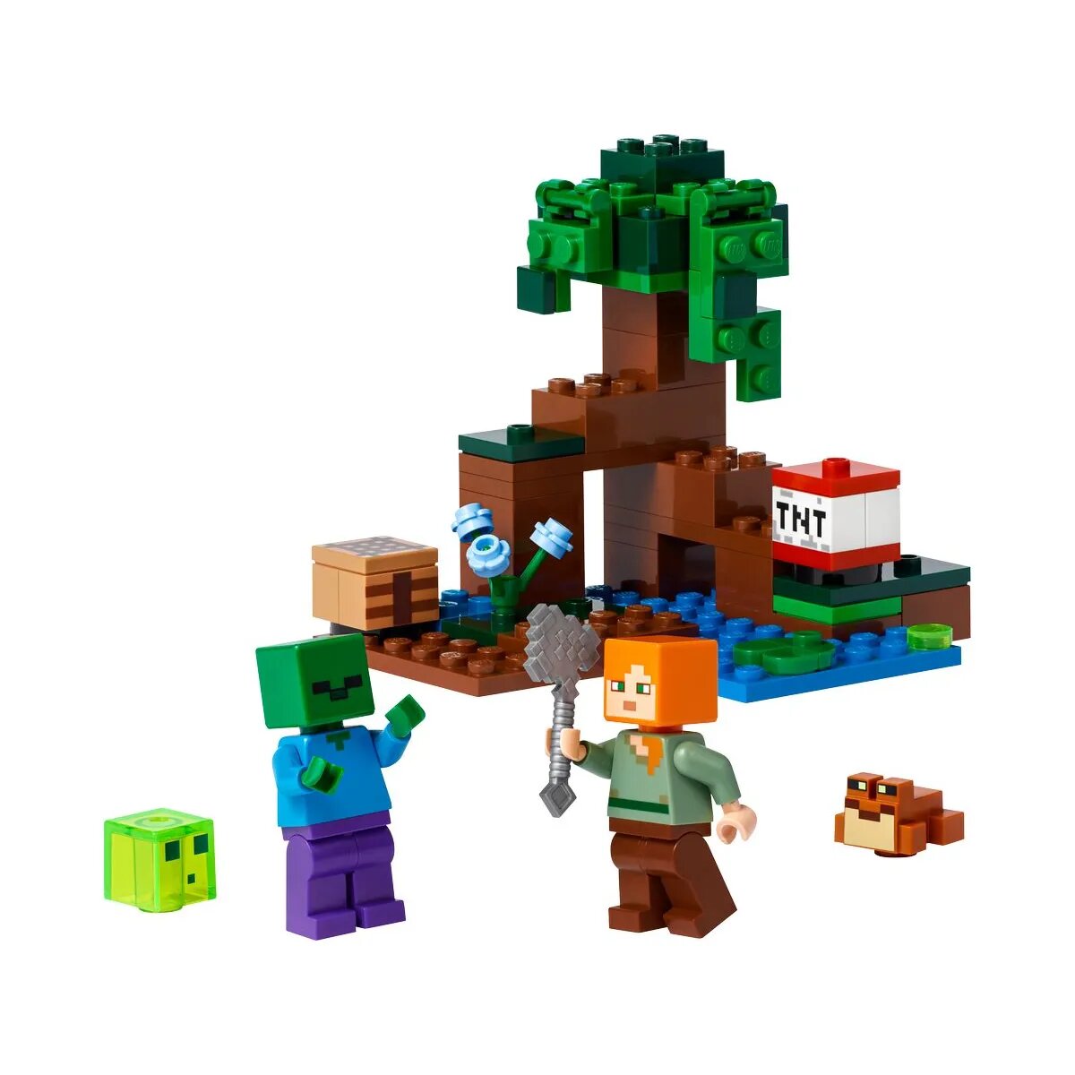 LEGO® Minecraft™ 21240 Das Sumpfabenteuer