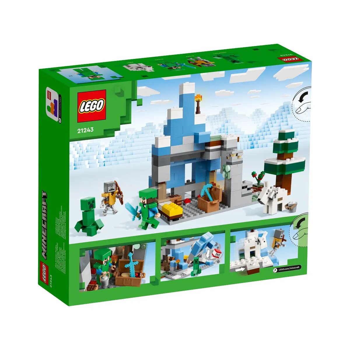 LEGO® Minecraft™ 21243 Die Vereisten Gipfel