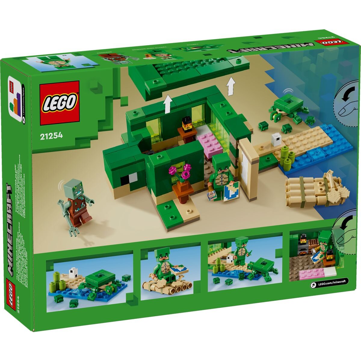 LEGO® Minecraft™ 21254 Das Schildkrötenstrandhaus