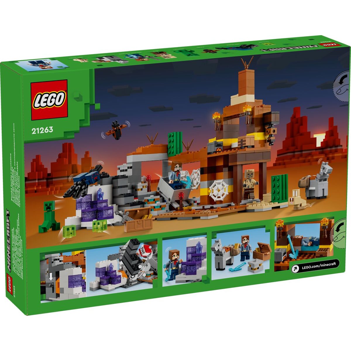 LEGO® Minecraft™ 21263 Die Mine in den Badlands