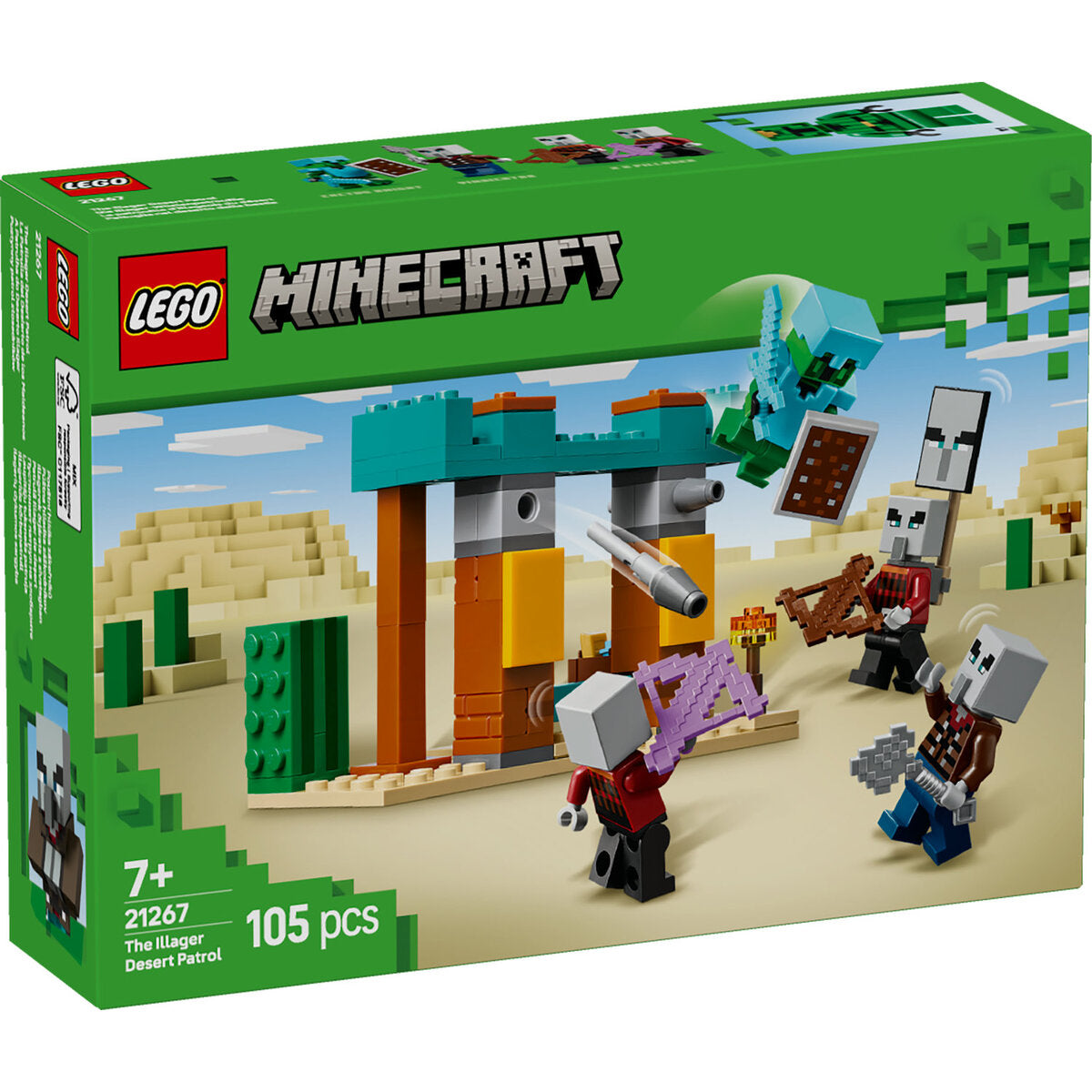 LEGO® Minecraft™ 21267 Die Illager-Wüstenpatrouille