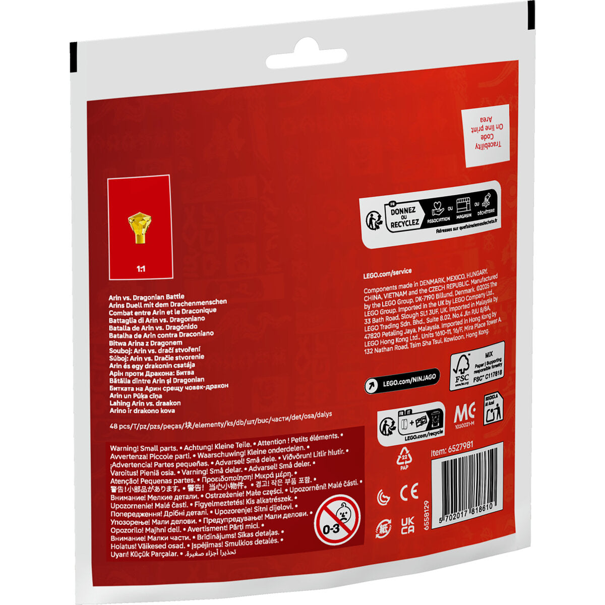 LEGO® NINJAGO® 30700 Arins Duell mit dem Drachenmenschen