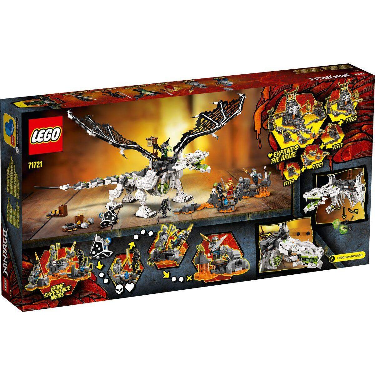 LEGO® NINJAGO® 71721 Drache des Totenkopfmagiers