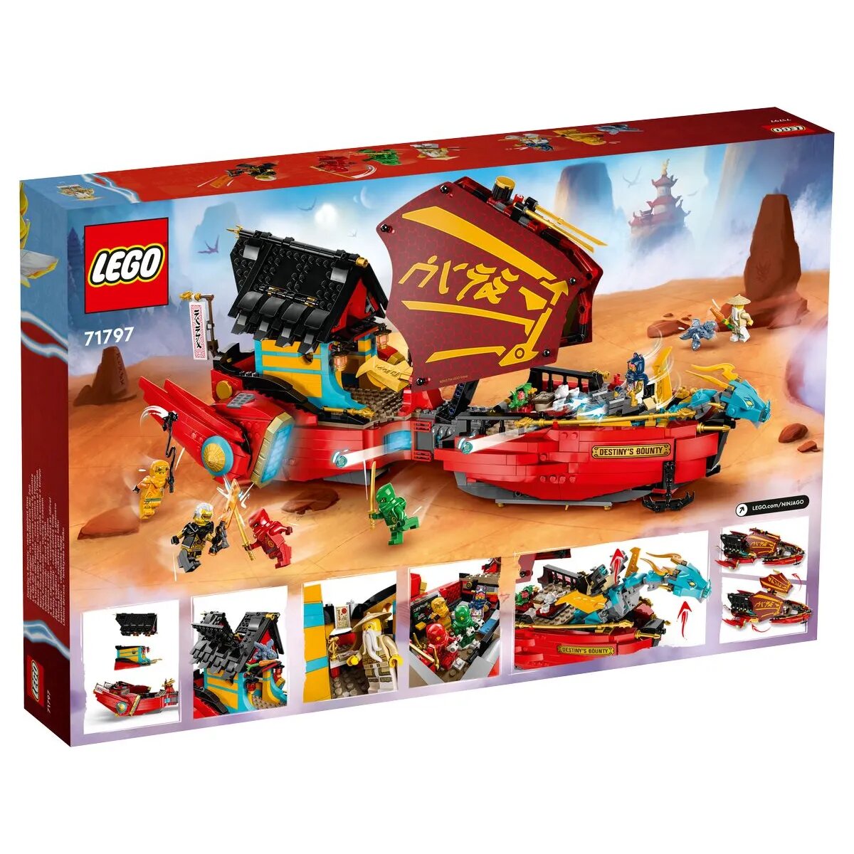 LEGO® NINJAGO® 71797 Ninja-Flugsegler im Wettlauf mit der Zeit