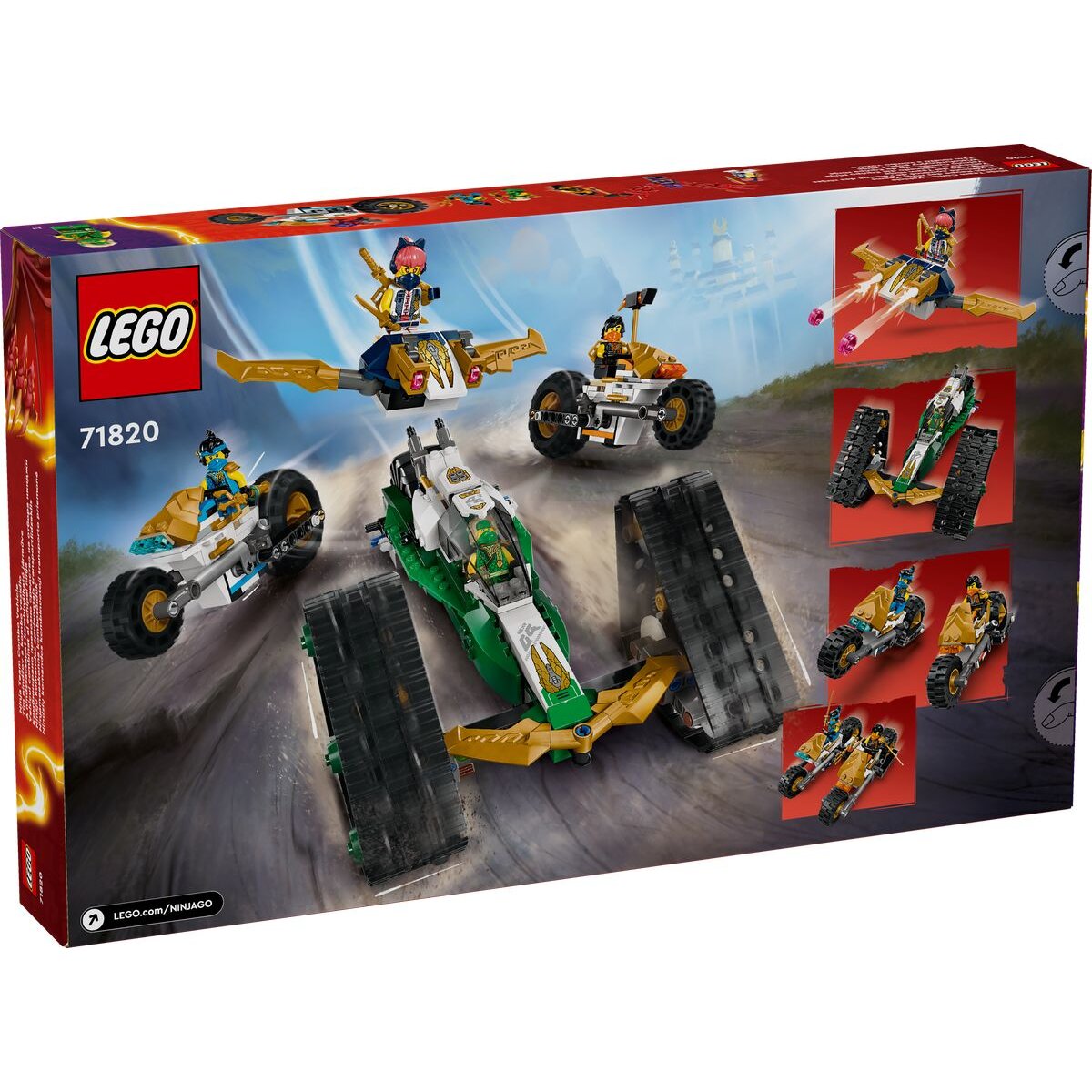 LEGO® NINJAGO® 71820 Kombi-Raupe des Ninja-Teams