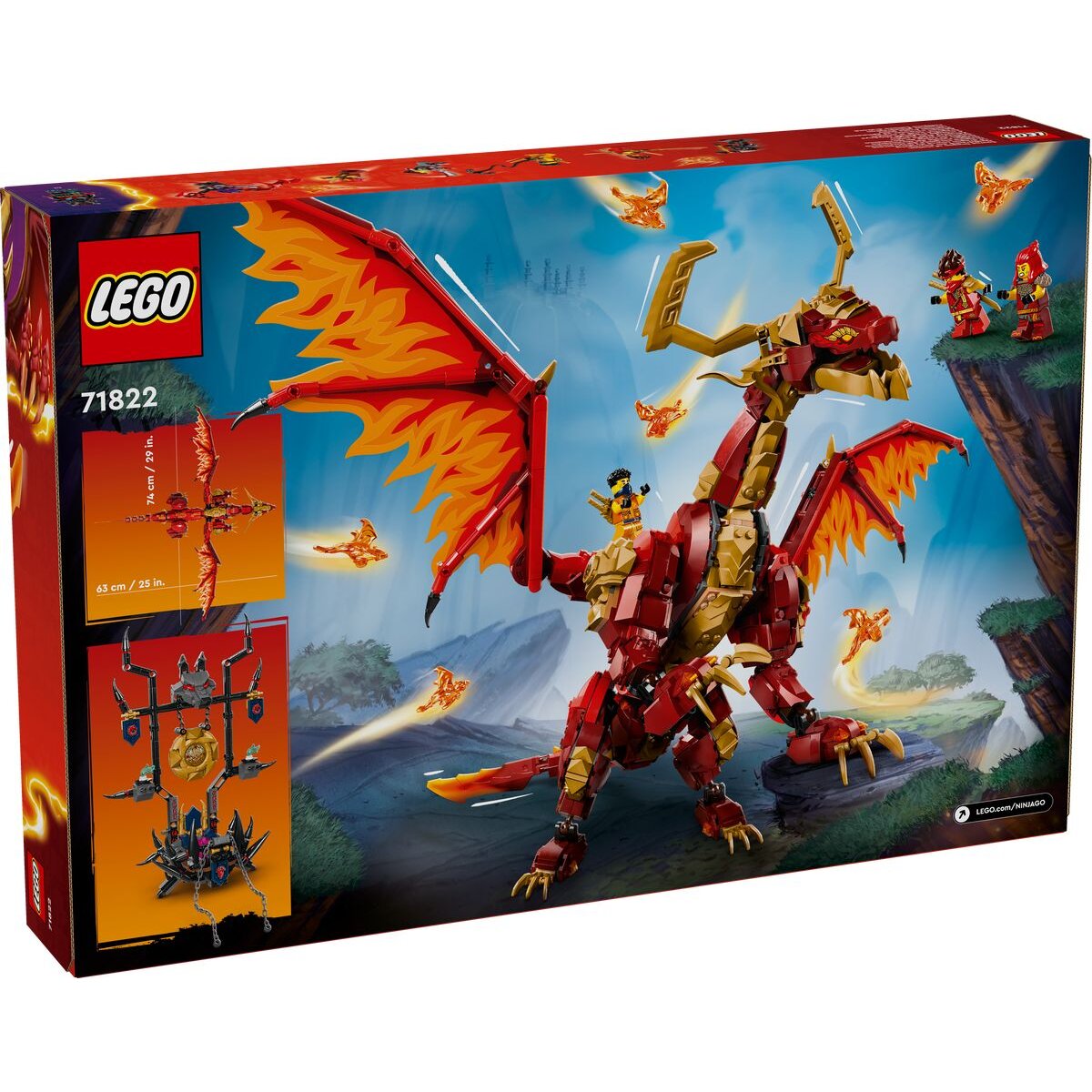 LEGO® NINJAGO® 71822 Quelldrache der Bewegung