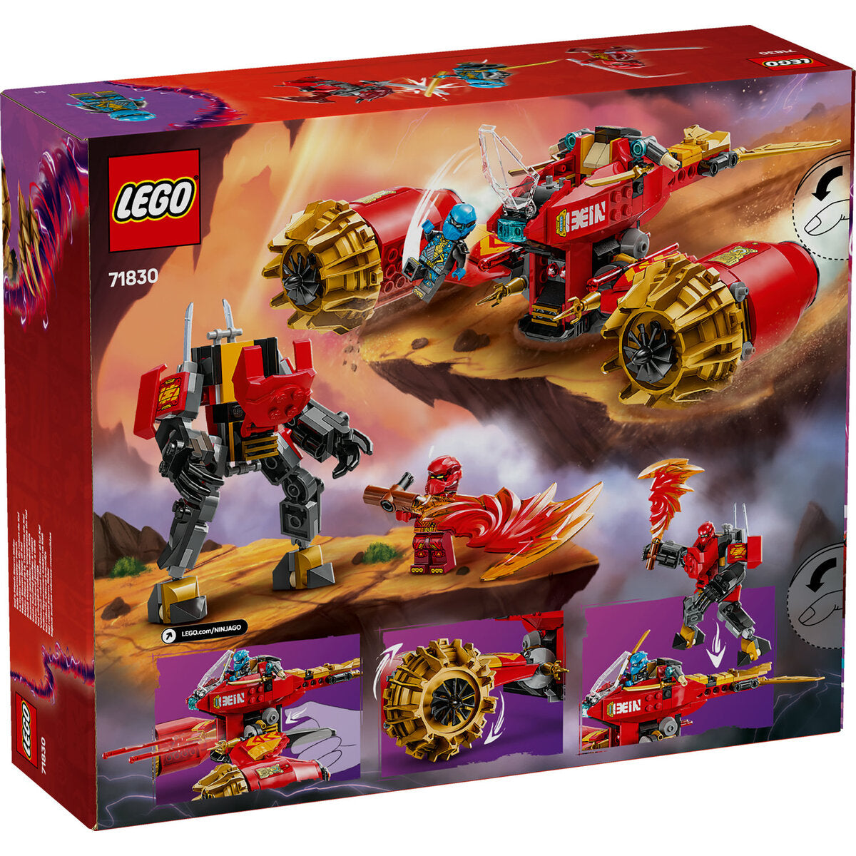 LEGO® NINJAGO 71830 Kais Sturmreiter-Mech