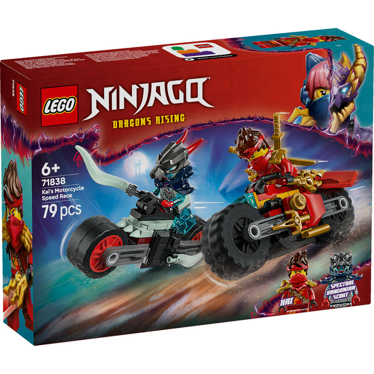 LEGO® NINJAGO® 71838 Kais Motorradrennen