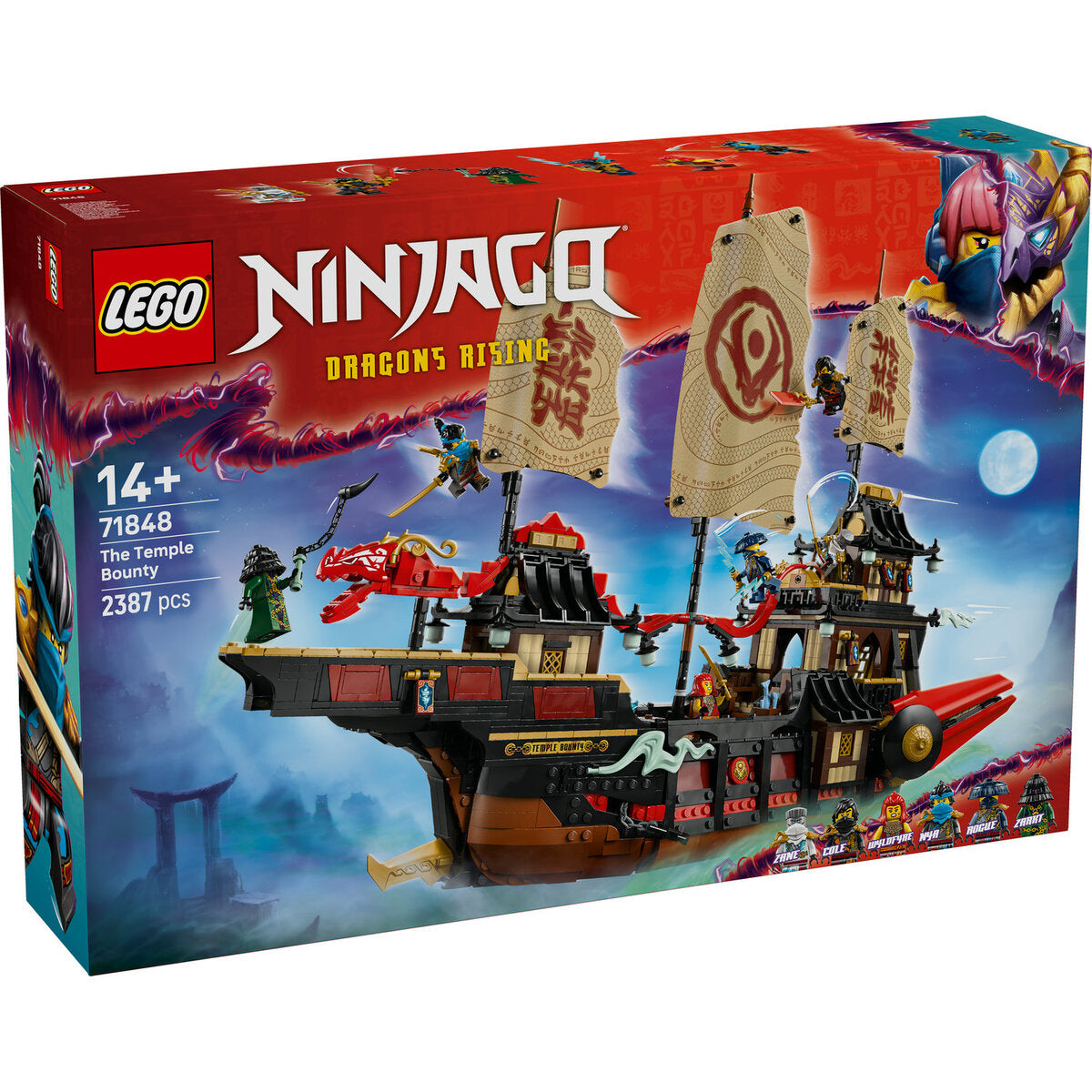LEGO® NINJAGO® 71848 Der Tempel-Flugsegler