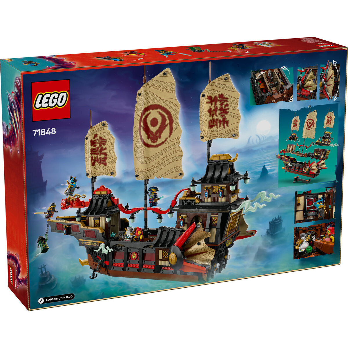 LEGO® NINJAGO® 71848 Der Tempel-Flugsegler