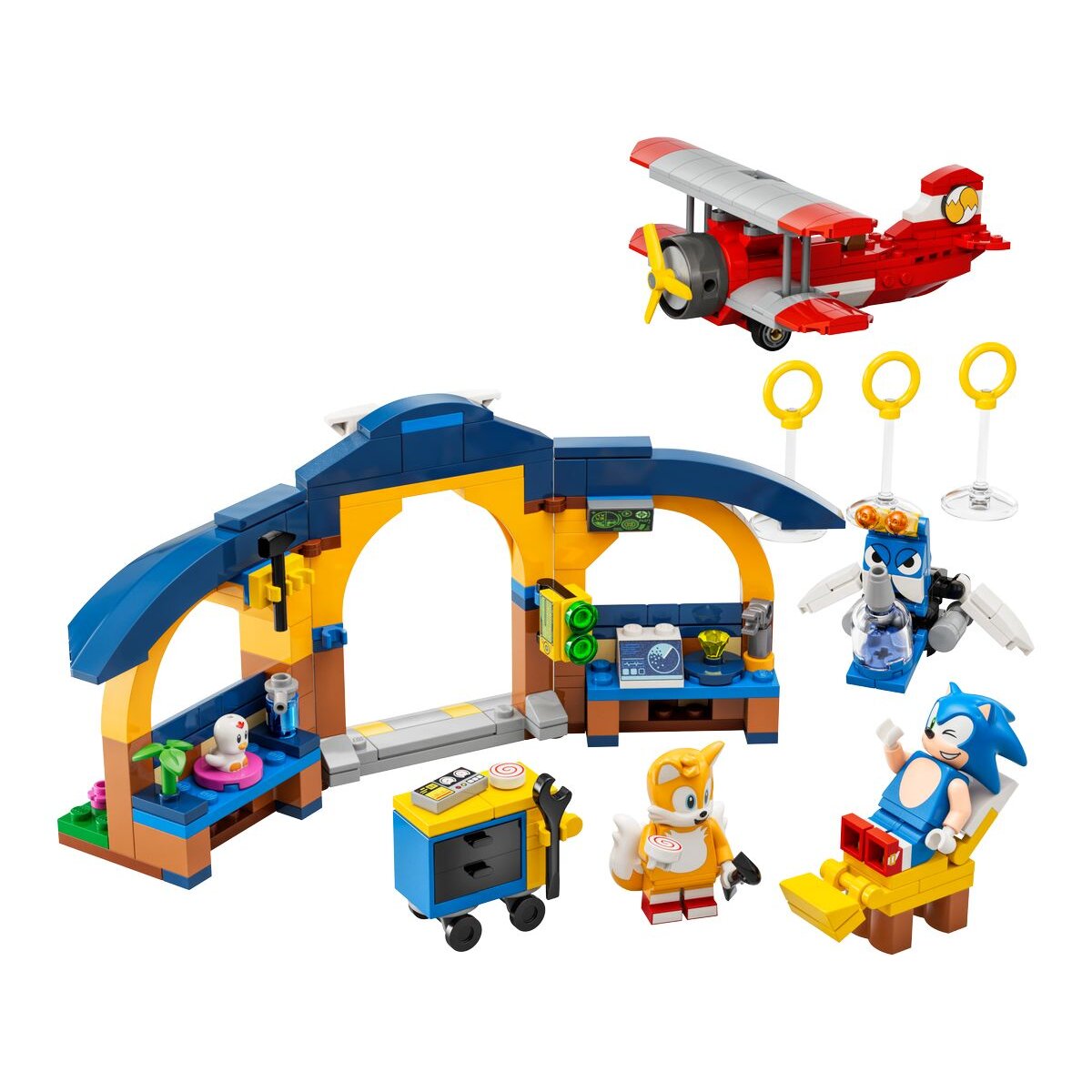 LEGO® Sonic the Hedgehog™ 76991 Tails‘ Tornadoflieger mit Werkstatt