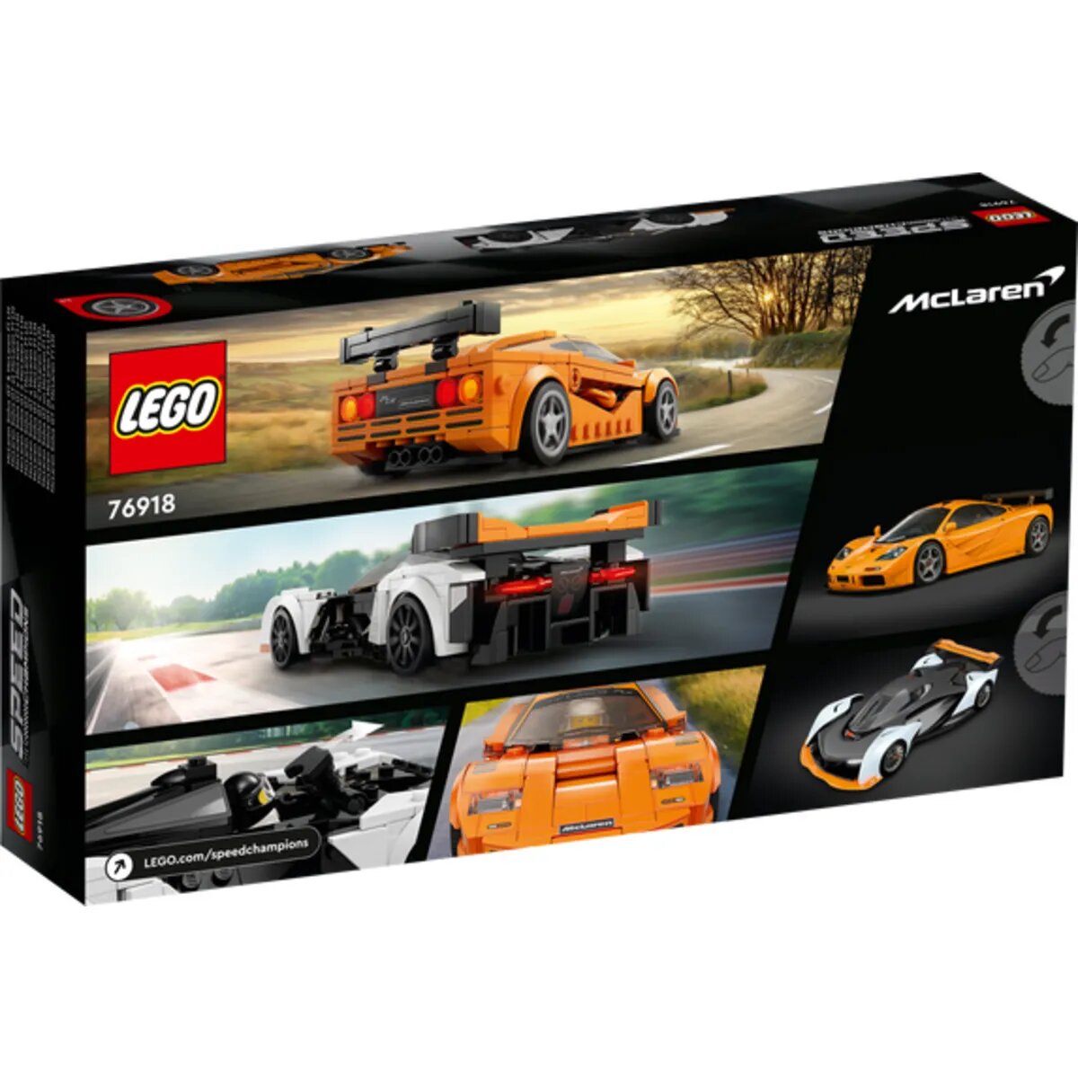 LEGO® Speed Champions 76918 McLaren Solus GT & McLaren F1 LM