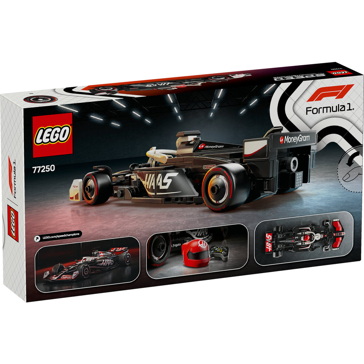 LEGO® Speed Champions 77250 MoneyGram Haas F1® Team VF-24 Rennauto